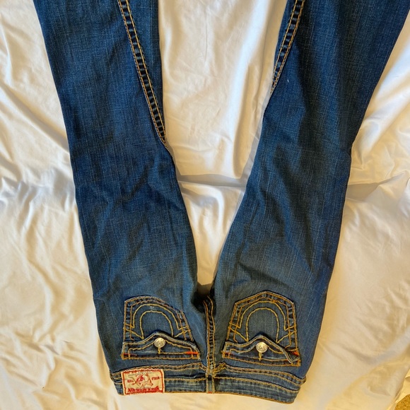 Dark blue true religion denim jeans - Picture 2 of 5
